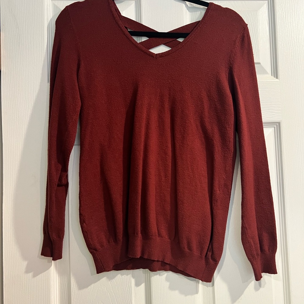 Stitchfix V-Neck Sweater - Rust